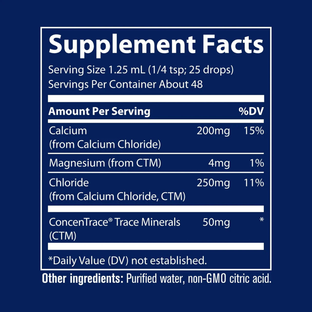 TRACE MINERALS jonu kalcijs - 59 ml