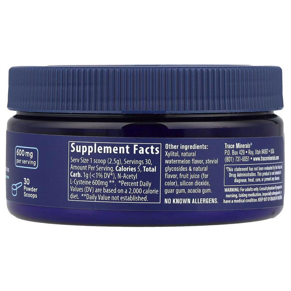 TRACE MINERALS NAC pulveris 600 mg - 75 g