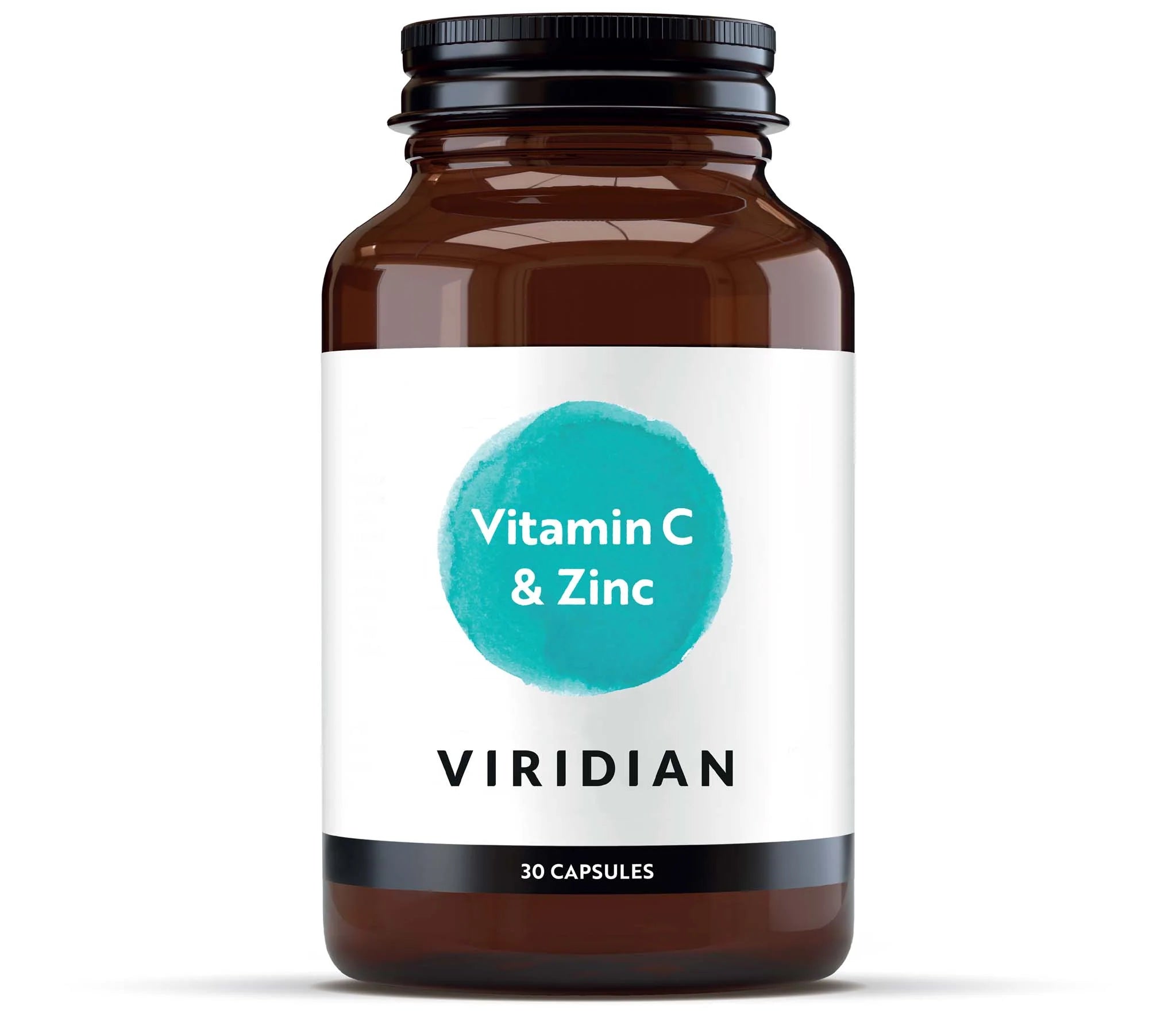 VIRIDIAN C vitamīns 500 mg ar cinku – 30 kapsulas