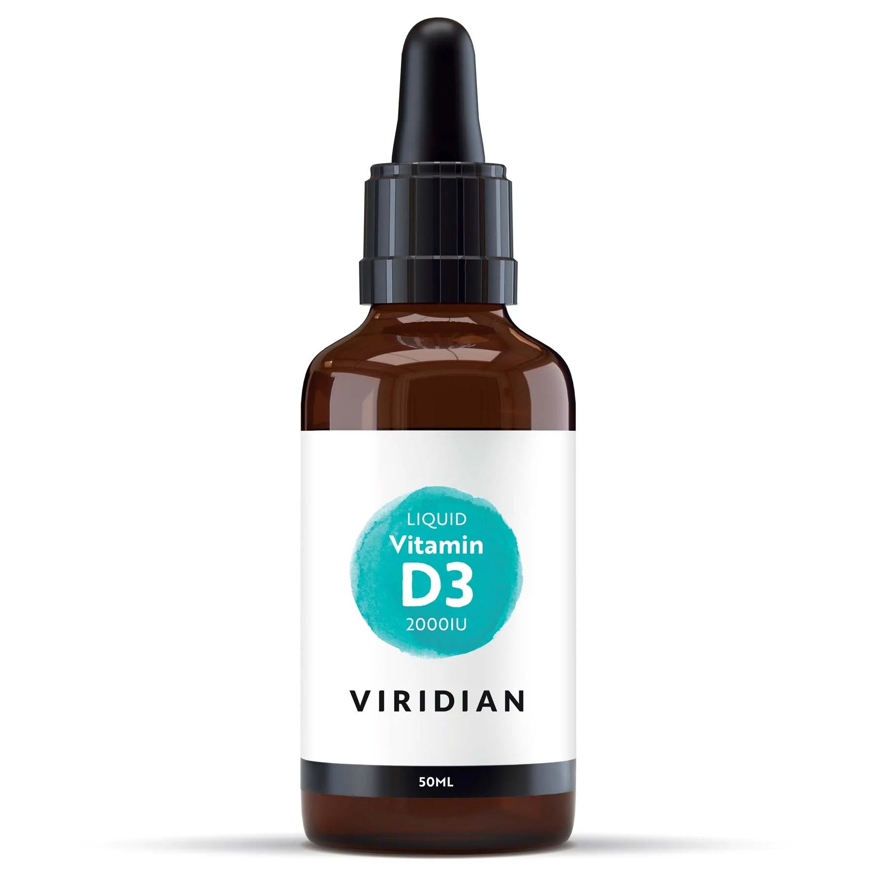 VIRIDIAN šķidrais D3 vitamīns (vegāns) – 50 ml