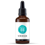 VIRIDIAN šķidrais D3 vitamīns (vegāns) – 50 ml