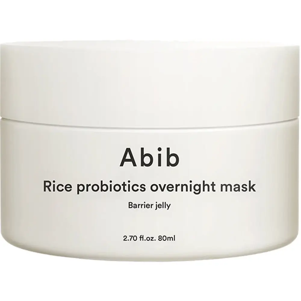Abib, ryžių probiotikai, stiprina odos barjerą, naktinė miego kaukė, 80 g