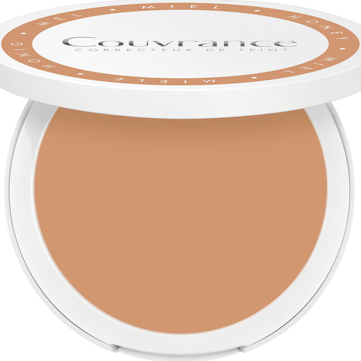 Avene, Couvrance, be aliejaus, dengiamasis, kompaktiškas makiažo pagrindas, 1.3, medaus, SPF30, 8.5 g