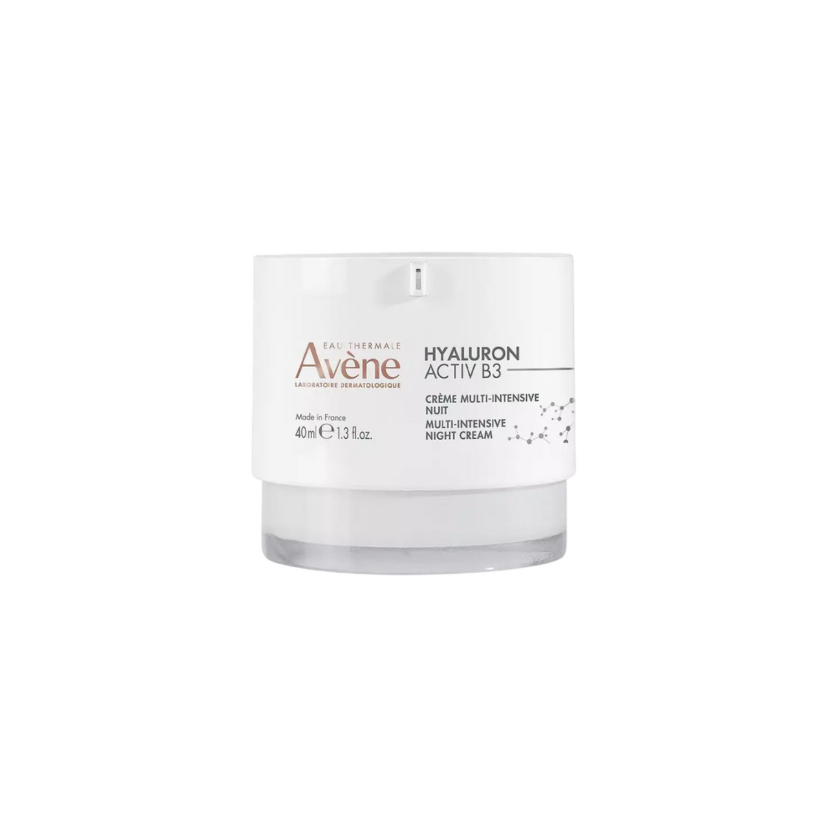Avene, Hyaluron Activ B3, hialurono rūgštis, senėjimą stabdantis naktinis veido kremas, 40 ml