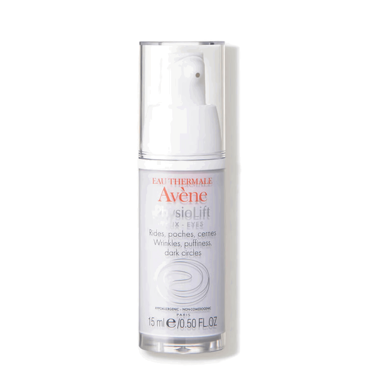 Avene, PhysioLift, Senėjimą stabdantis, Kartą per dieną naudojamas paakių serumas, 15 ml