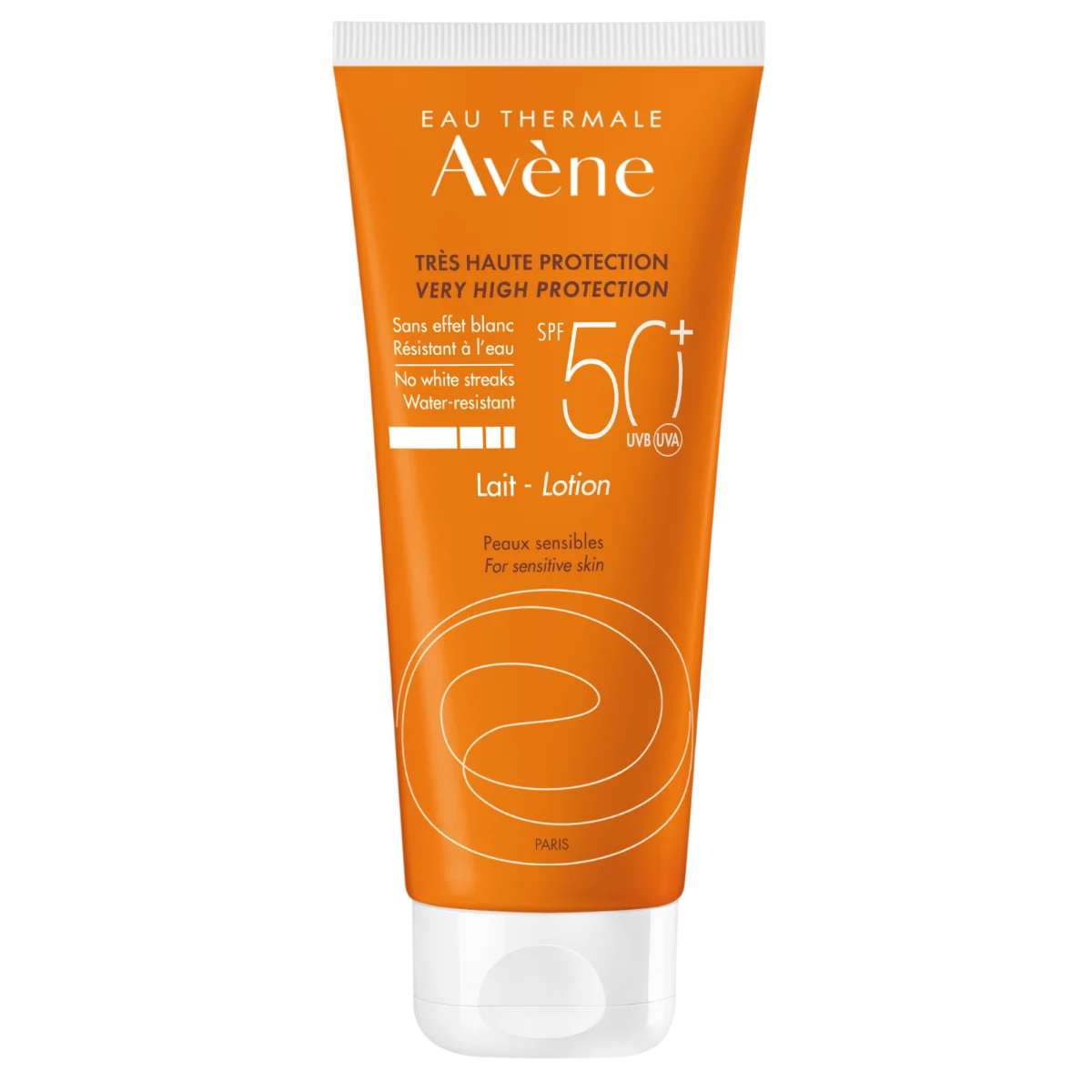 Avene, apsauga nuo saulės, atsparus vandeniui, apsauginis losjonas nuo saulės, SPF 50+, 100 ml
