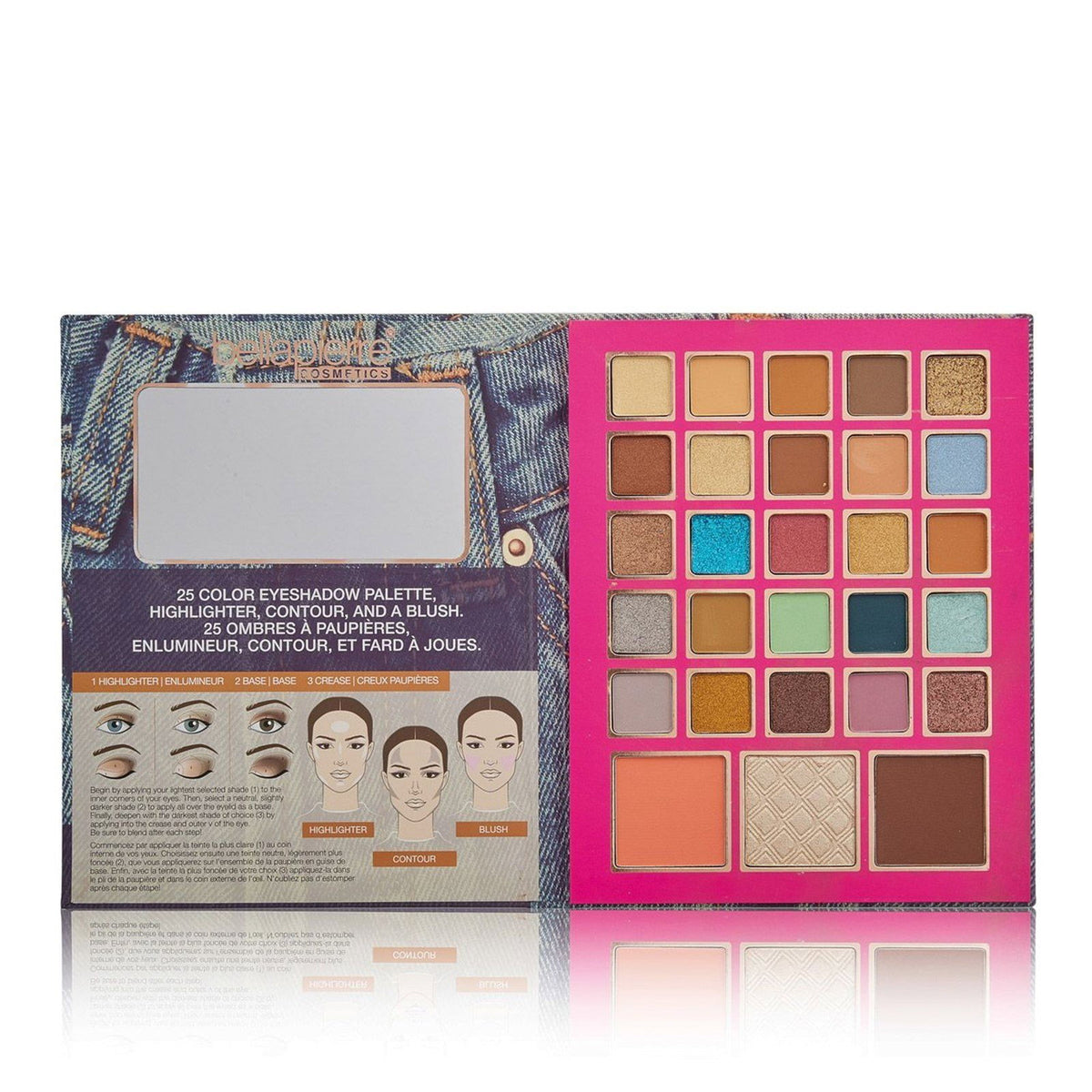 Bellapierre Cosmetics, 90's Glam, Multi-use, Face Palette, 42.5