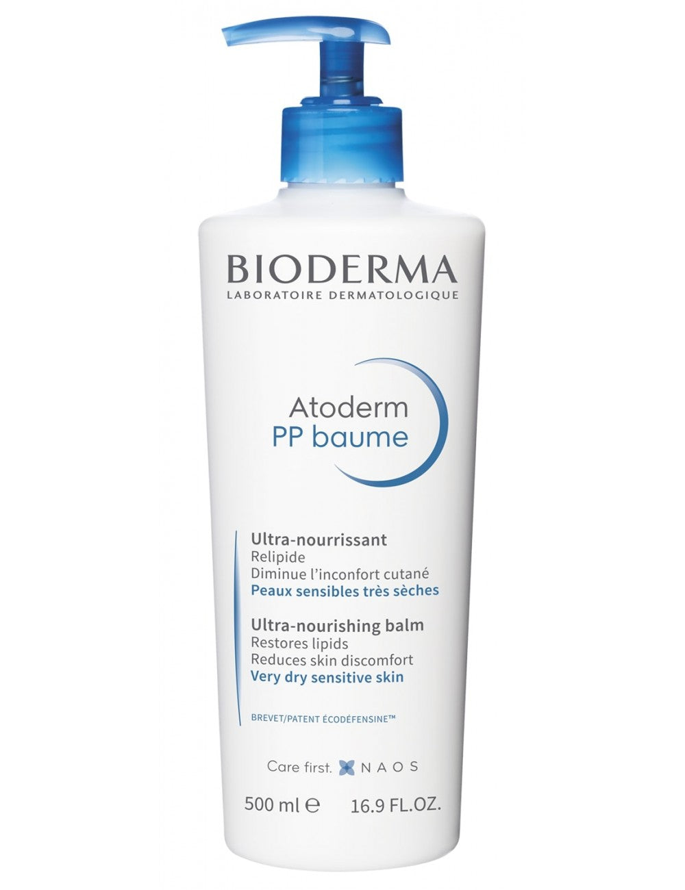 Bioderma, Atoderm PP, itin maitinamasis balzamas veidui ir kūnui, 500 ml