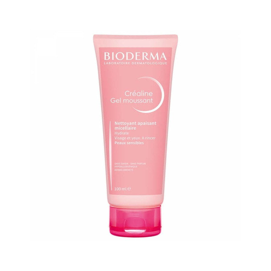 Bioderma Crealine drėkinamasis valomasis gelis veidui, 100 ml
