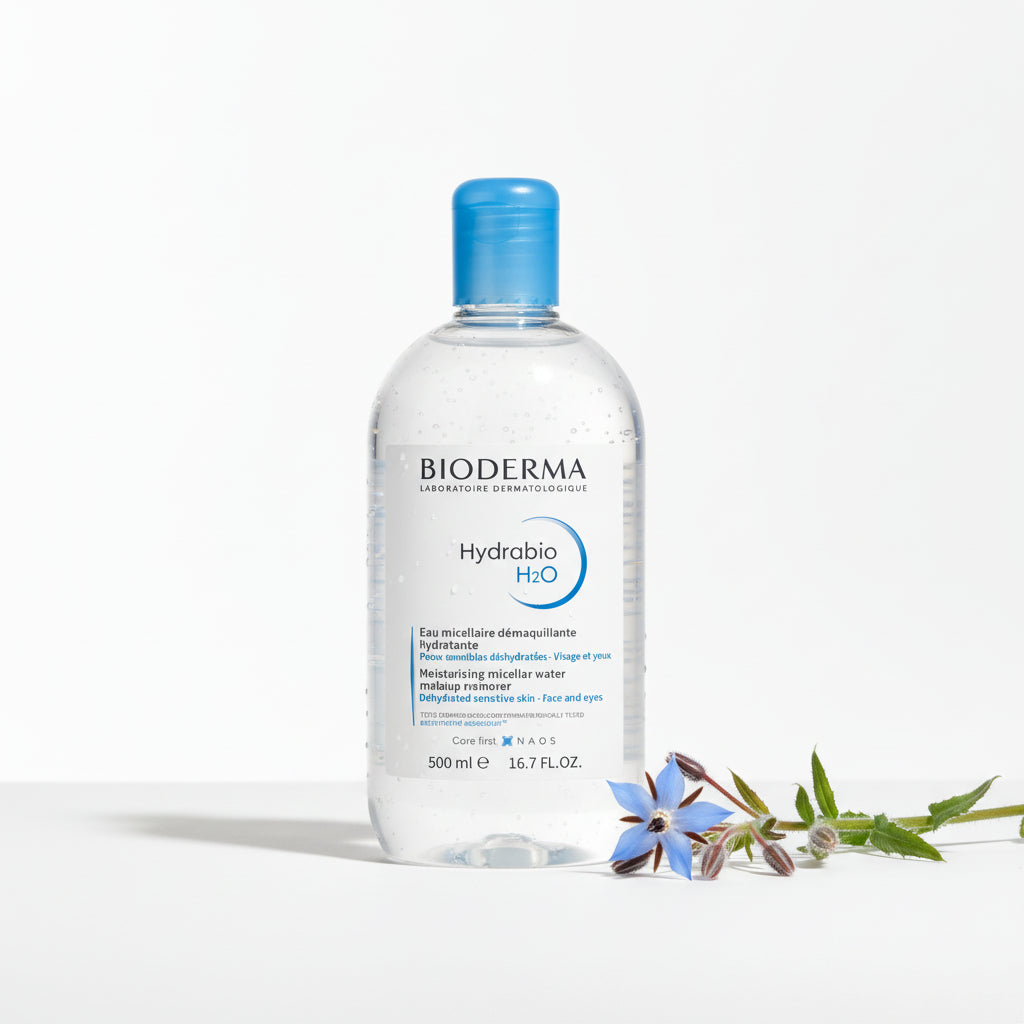 Bioderma Hydrabio H2O attīrošs micelārais ūdens jutīgai un sausai ādai, 500 ml