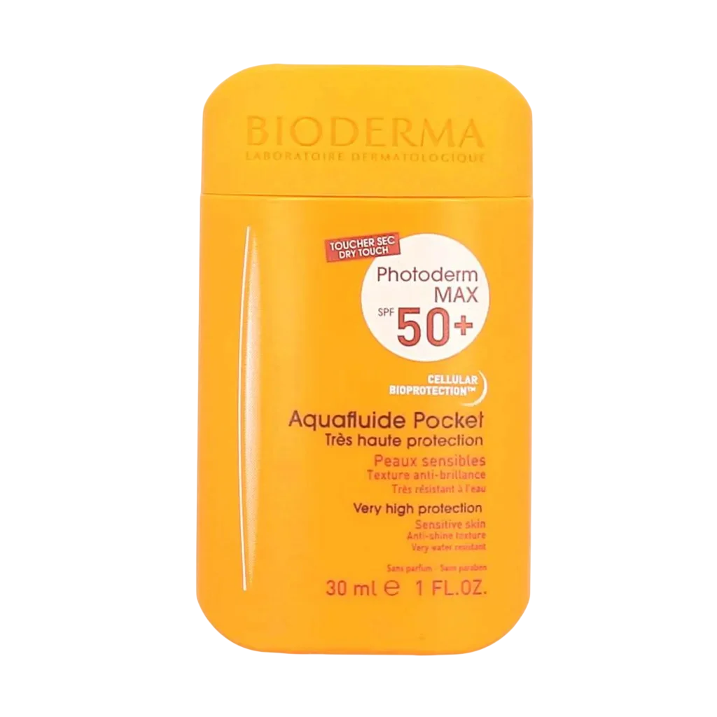 Bioderma Photoderm Max drėkinamasis, apsauginis nuo saulės skystis veidui nuo UV spindulių SPF 50+, 30 ml