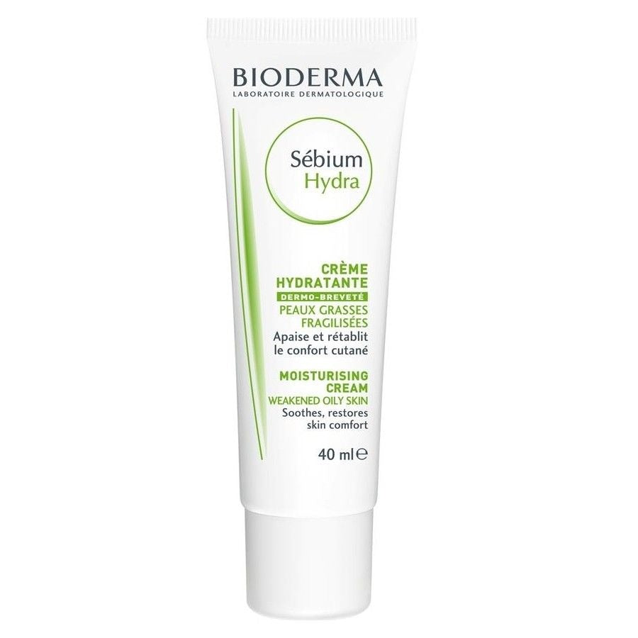 Bioderma, Sebium Hydra, itin maitinamasis/drėkinamasis, dieninis ir naktinis veido kremas, 40 ml