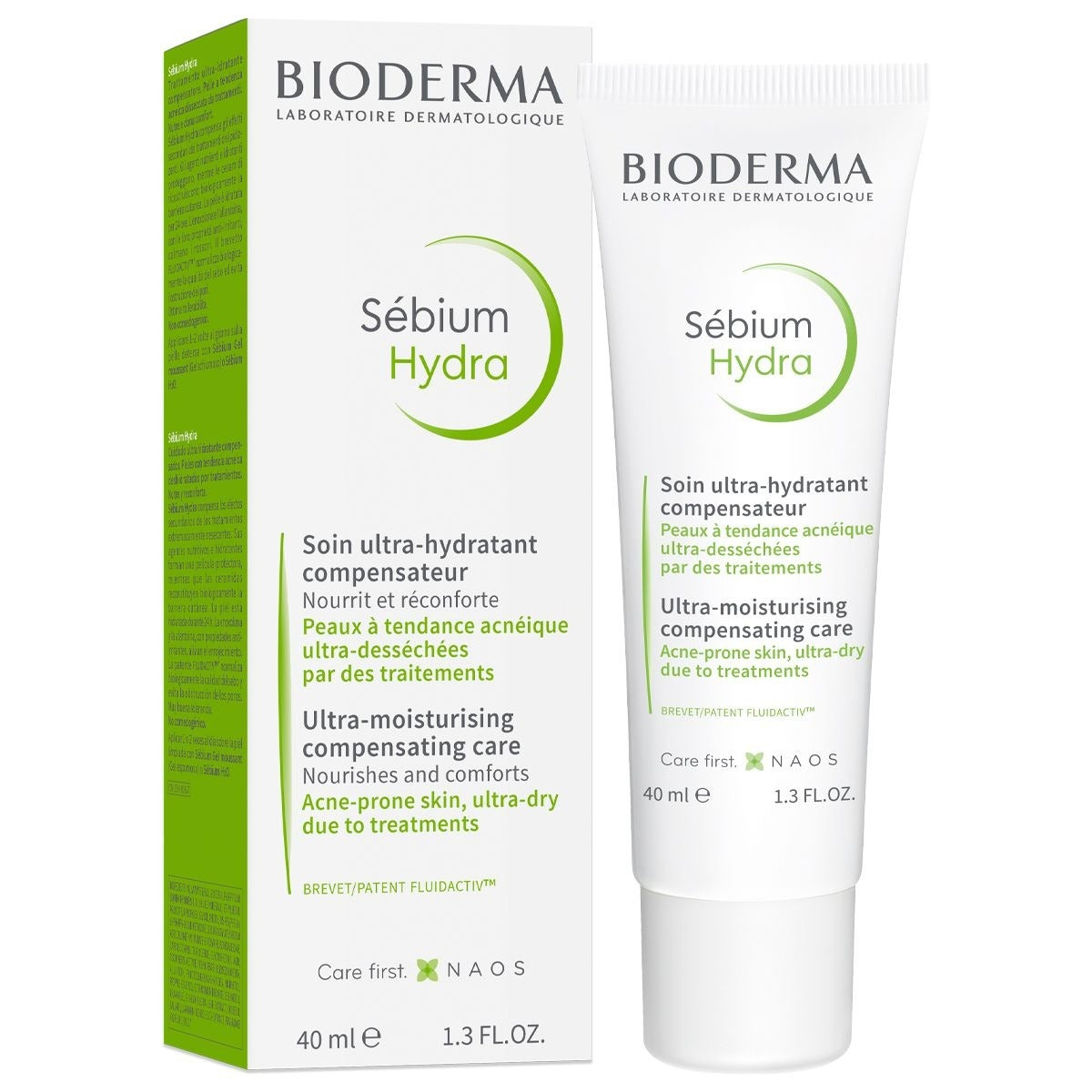 Bioderma, Sebium Hydra, itin maitinamasis/drėkinamasis, dieninis ir naktinis veido kremas, 40 ml