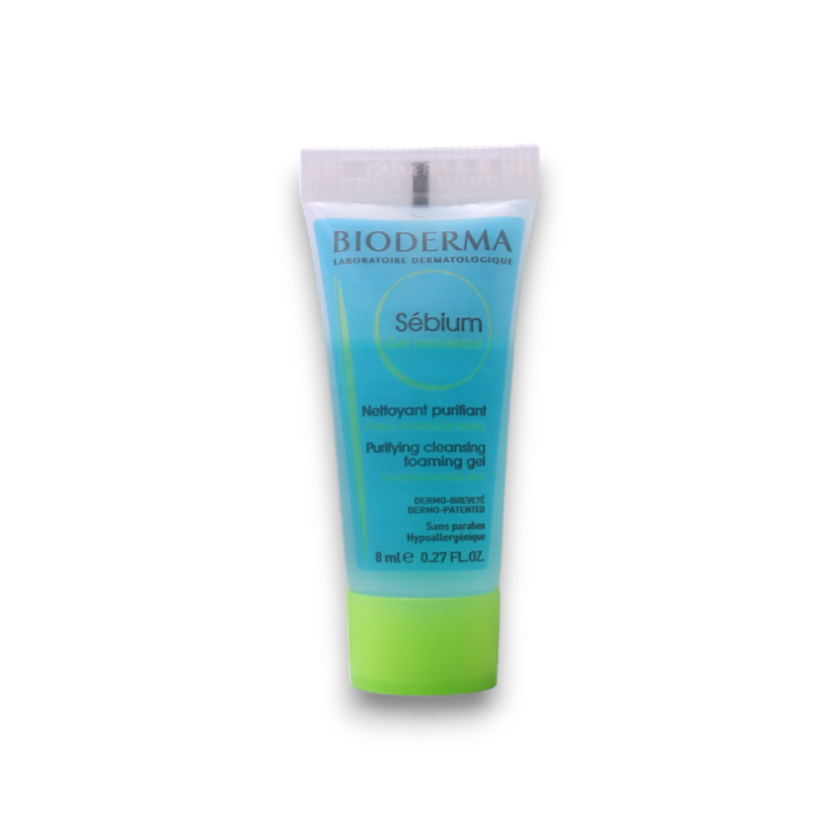 Bioderma, Sebium, valomasis gelis veidui ir kūnui, 8 ml