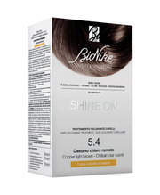 BioNike, Shine On, Permanent Hair Dye, 5.4 Copper Light Brown, 145 ml