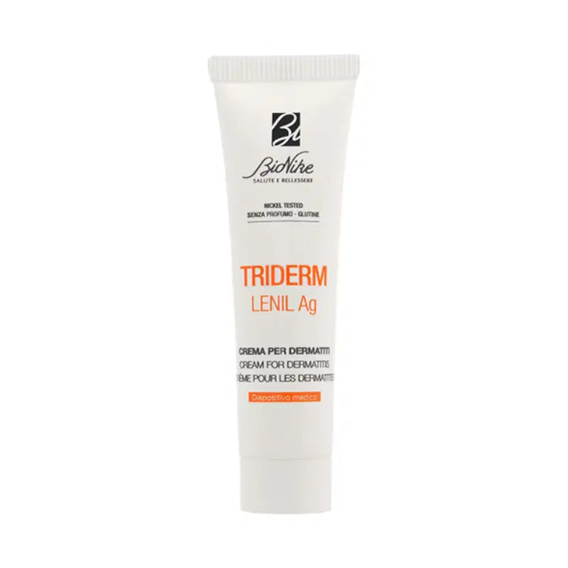 BioNike, Triderm Lenil Ag, Soothing & Repairing, Day & Night, Local Treatment Cream, For Face, 30 ml