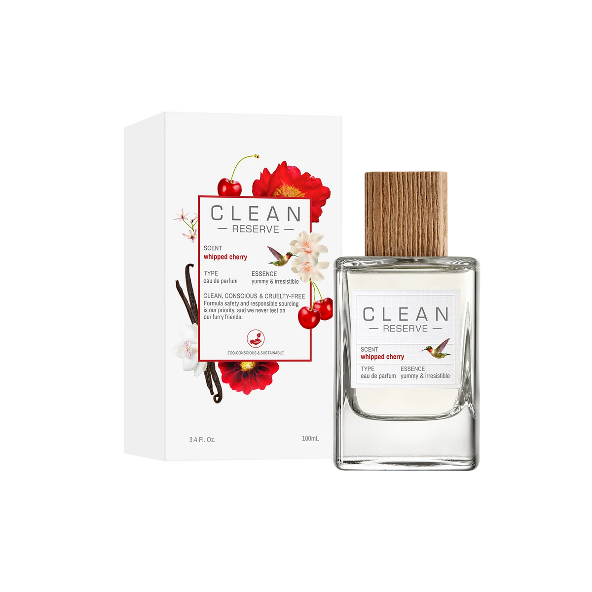 Clean, Whipped Cherry, Eau De Parfum, Unisex, 100 ml