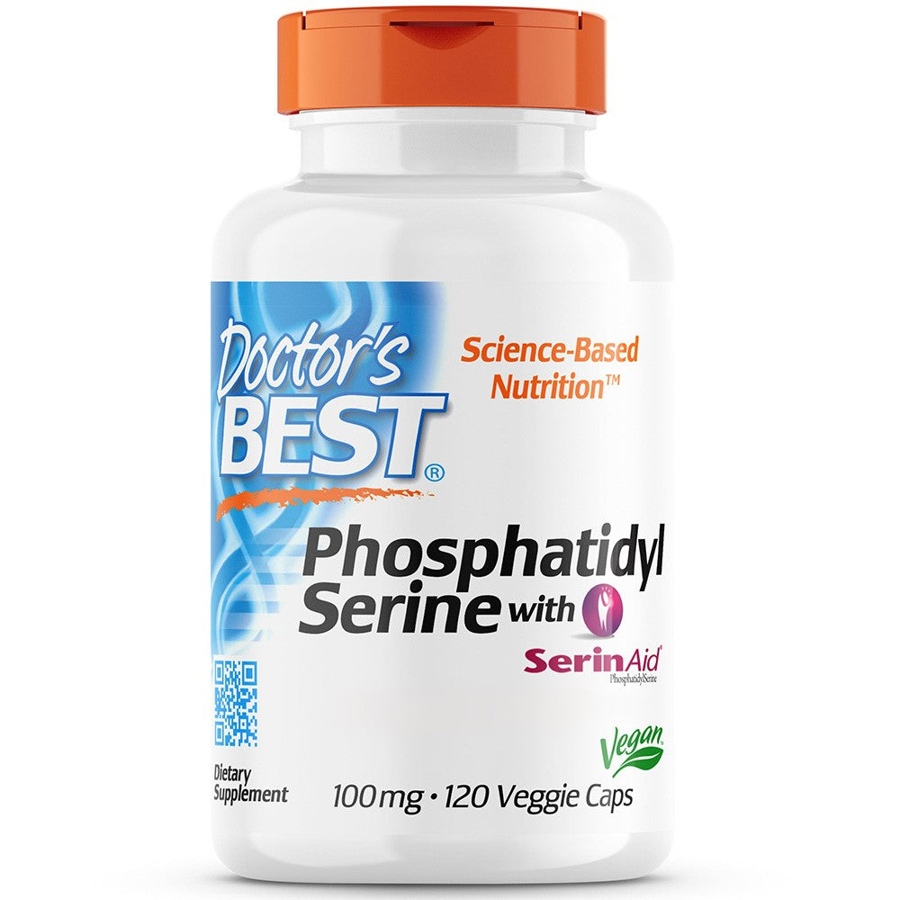 Doctor's Best fosfatidilserīns 100 mg – 120 kapsulas