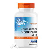 Doctor's Best Glucosamine Chondroitin MSM ar OptiMSM – 240 kapsulas