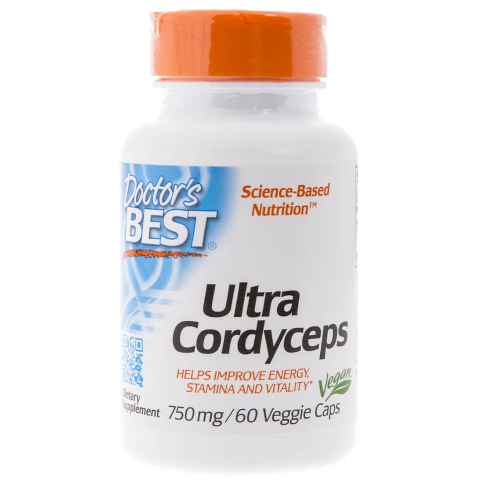Doctor's Best Ultra Cordyceps 750 mg – 60 kapsulas
