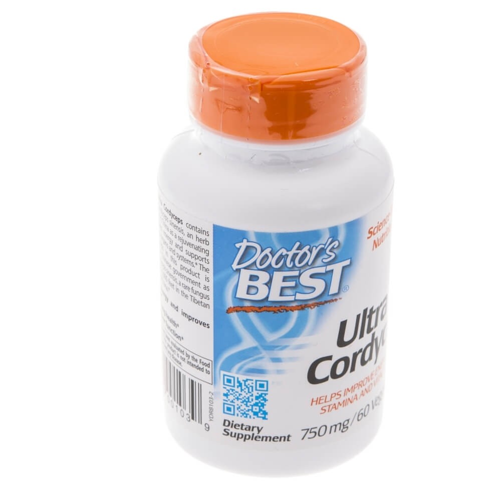 Doctor's Best Ultra Cordyceps 750 mg – 60 kapsulas