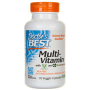 Doctor's Best multivitamīni ar Vitashine D3 un Quatrefolic – 90 kapsulas