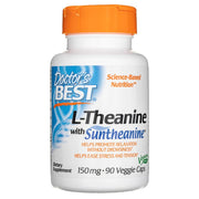 Doctor's Best L-theanīns ar Suntheanine 150 mg – 90 kapsulas