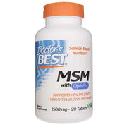 Doctor's Best MSM ar OptiMSM 1500 mg – 120 tabletes