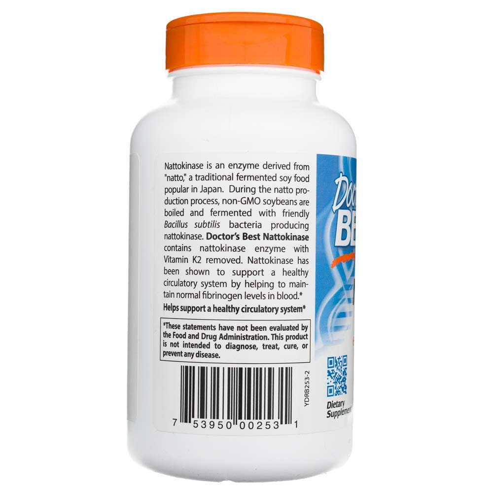 Doctor's Best nattokināze 2000 FU — 270 kapsulas