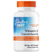 Doctor's Best E vitamīns, tokotrienoli 50 mg – 60 kapsulas