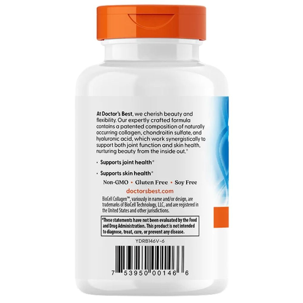Doctor's Best 1. un 3. tipa kolagēns + C vitamīns – 240 kapsulas