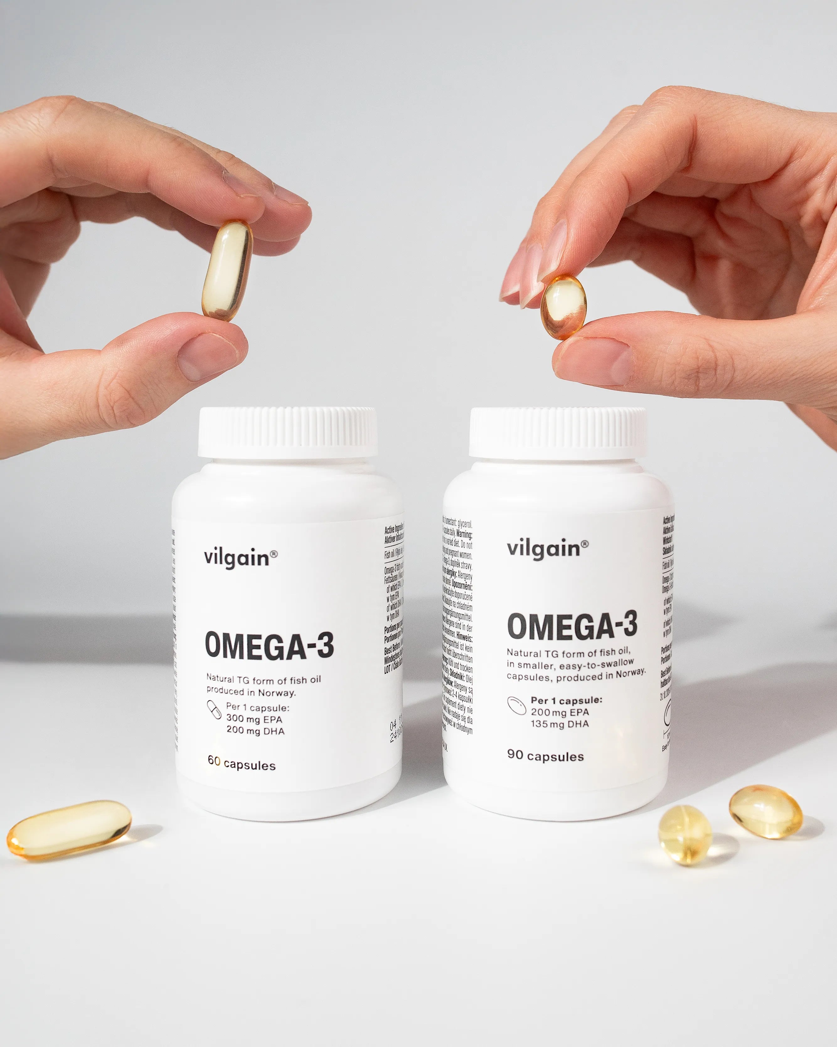 VILGAIN omega-3 - 180 kapsulių