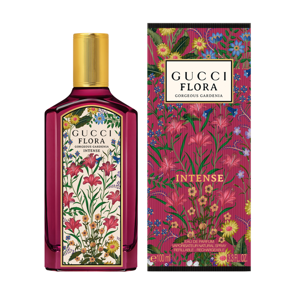 Gucci, Flora Gorgeous Gardenia Intense, parfimērijas ūdens, sievietēm, 100 ml