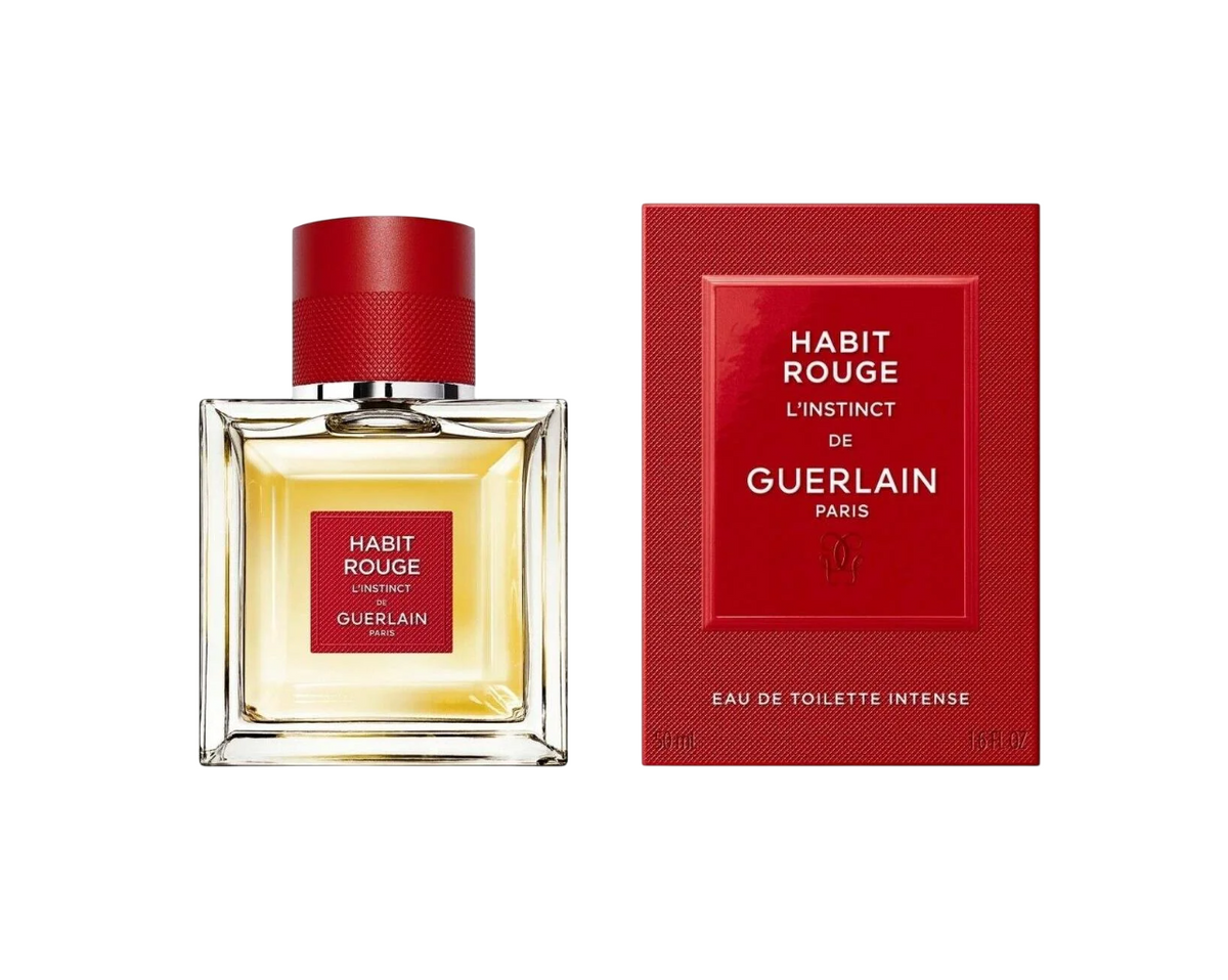 Guerlain Habit Rouge L'Instinct, tualetes ūdens vīriešiem, 50 ml