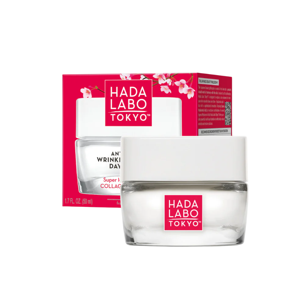 Hada Labo Tokyo, Hada Labo, Kolagēns, Pretgrumbu un mitrinošs, dienas krēms sejai, 50 ml