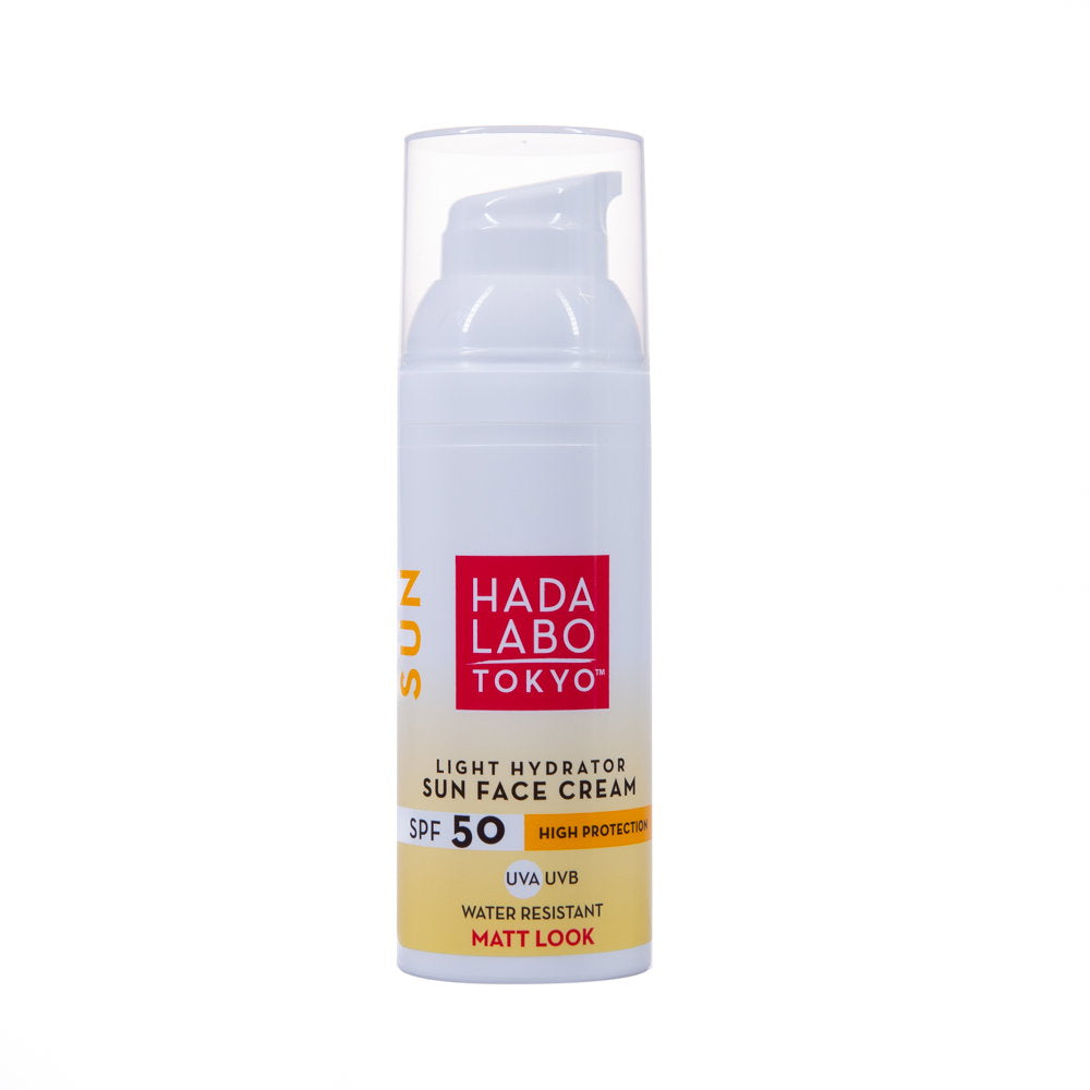 Hada Labo Tokyo, Sun, hialuronskābe, mitrinošs sauļošanās krēms sejai, SPF 50, 50 ml
