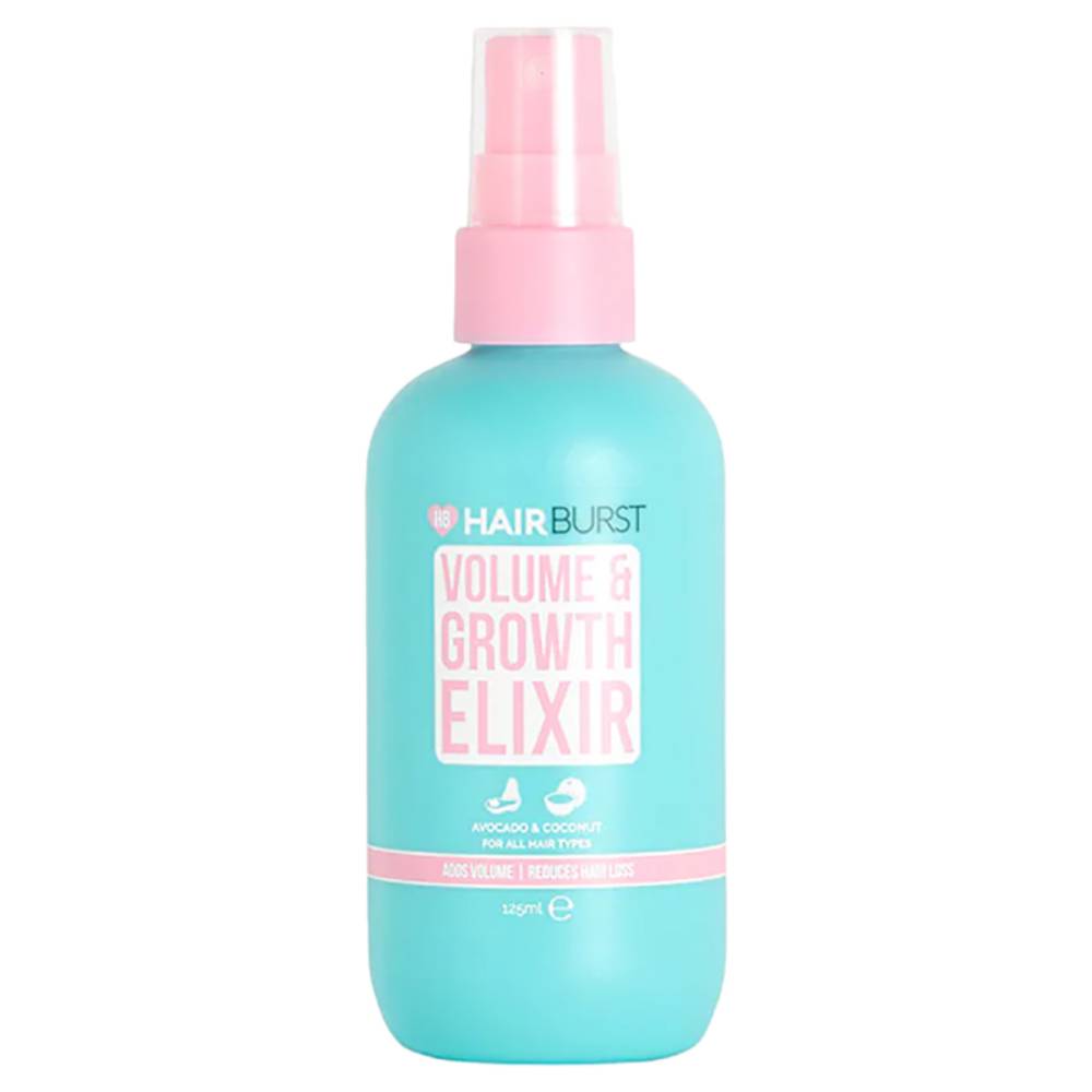 Hairburst, Elixir Volume & Growth, vegāns un bez parabēniem, matu kopšanas aerosols, apjomam un stiprināšanai, 125 ml
