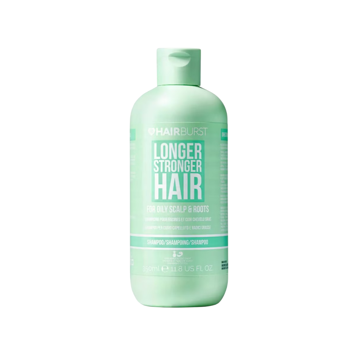 Hairburst Longer Stronger matu šampūns, attīrošs un dziļi attīrošs, 350 ml