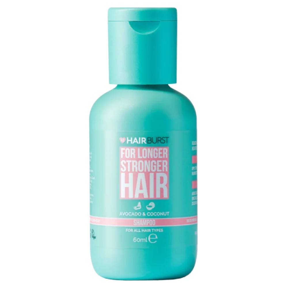Hairburst, Longer Stonger, matu šampūns, matu stiprināšanai un augšanai, 60 ml