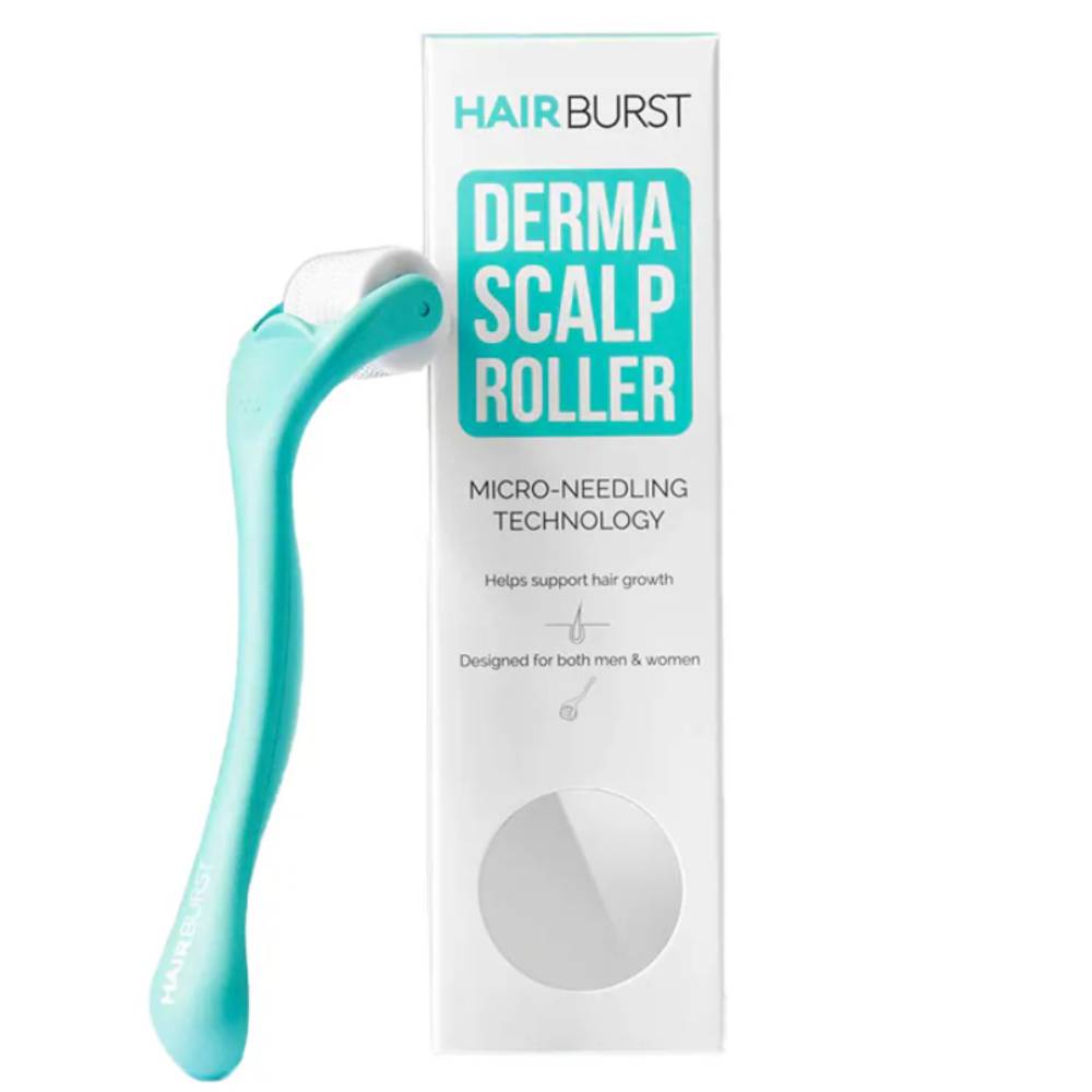 Hairburst, mikroadatu masāža, metāla galvas ādas masētājs, gaiši zils