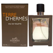 Hermès Terre d’Hermès tualetes ūdens vīriešiem, uzpildāms, 30 ml