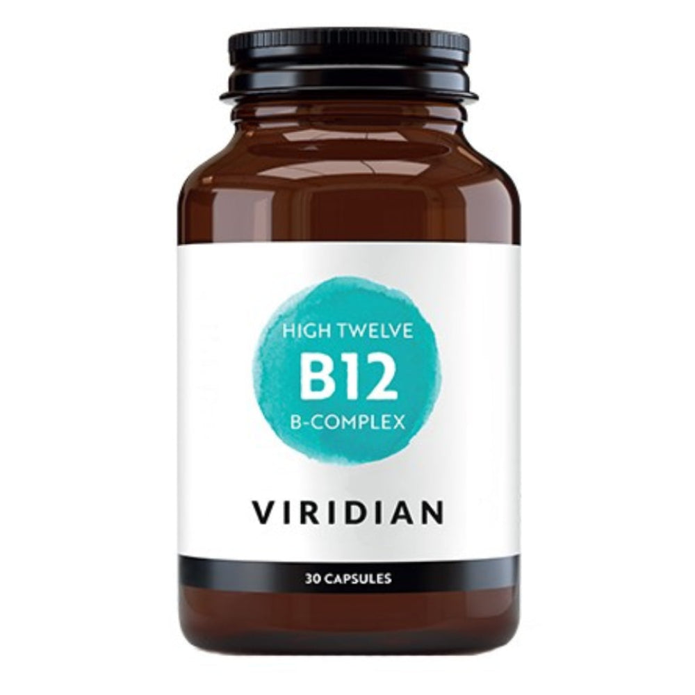 VIRIDIAN High Twelve B12 B-komplekss - 30 kapsulas