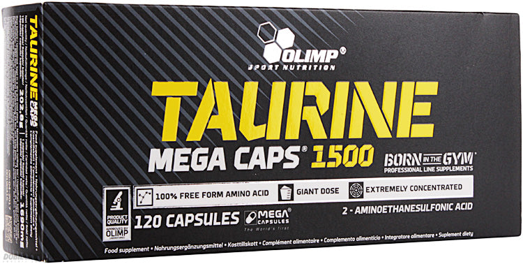 Olimp Nutrition Taurine Mega Caps - 120 kapsulas