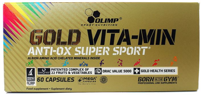 Olimp Nutrition Gold VITA-MIN anti-OX super sport - 60 kapsulas