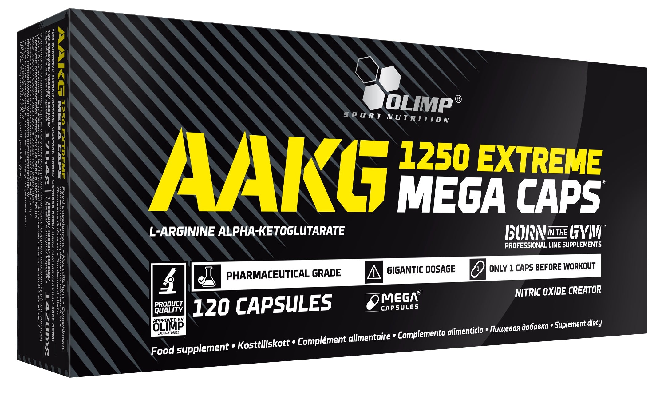 Olimp Nutrition AAKG Extreme Mega Caps - 120 kapsulas