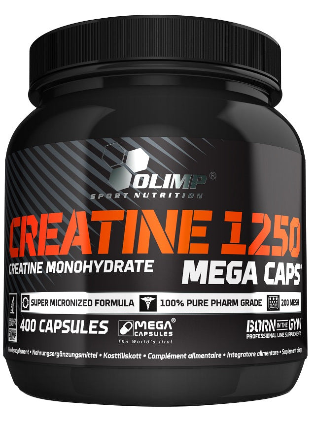 Olimp Nutrition kreatīns 1250 mega kapsulas – 400 kapsulas