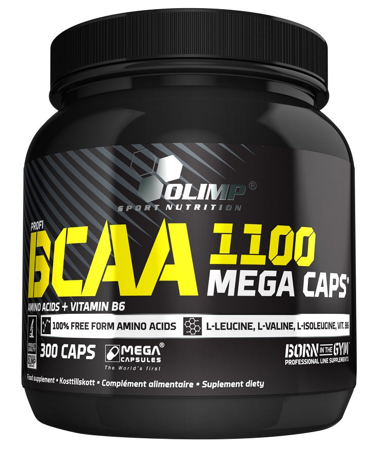 Olimp Nutrition BCAA 1100 Mega kapsulas – 300 kapsulas