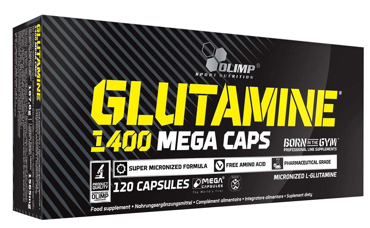Olimp Nutrition Glutamine Mega Caps — 120 kapsulas