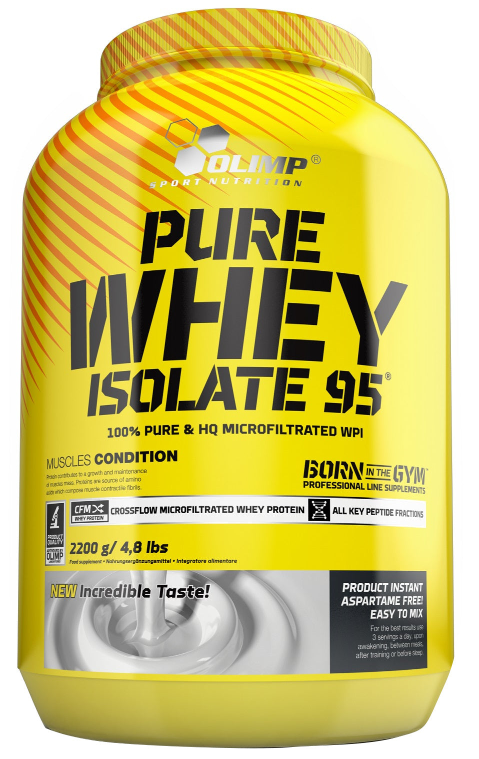 Olimp Nutrition tīrs sūkalu olbaltumvielu izolāts 95, šokolādes garša - 2200 g