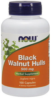 NOW Foods melno valriekstu miza, 500 mg – 100 kapsulas